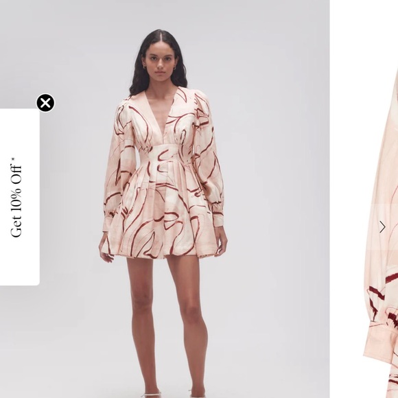 Aje Dresses & Skirts - Aje Amelia Plunge Mini